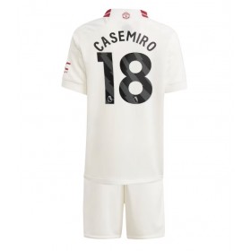 Baby Fußballbekleidung Manchester United Casemiro #18 3rd Trikot 2023-24 Kurzarm (+ kurze hosen)